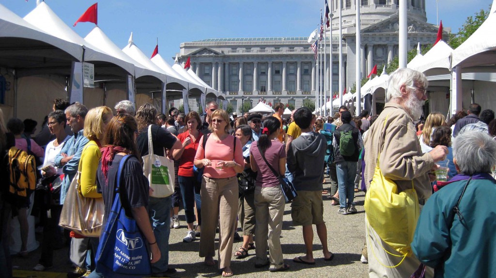 Farmers marketgoers at Slow Food Nation - San Francisco, USA Slow Food Nation farmers market
