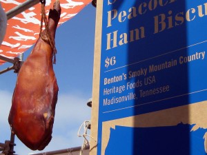 Tennessee ham at Slow Food Nation - San Francisco, USA Tennessee ham at Slow Food Nation