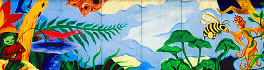 Rainbow Grocery mural - San Francisco, California