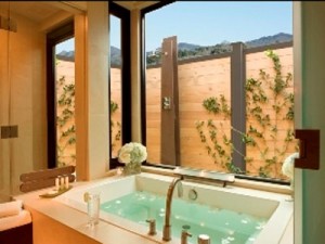 Bardessono bathroom Bardessono bathroom