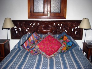Bedroom at La Lancha Resort - Lake Petén Itzá, Guatemala Bedroom at La Lancha Resort on Lake Petén Itzá, Guatemala