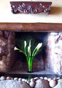 Fireplace at Laguna Lodge - Lake Atitlan, Guatemala Fireplace at Laguna Lodge on Lake Atitlan, Guatemala