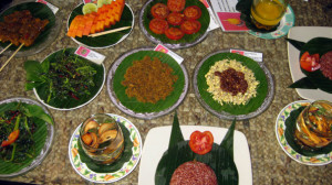 Dr Wayan's healthy lunch in Ubud, Bali, Indonesia