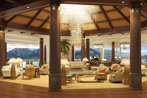 Grand Lobby, St. Regis Princeville - Kauai, Hawaii, USA Grand Lobby, St. Regis Princeville on Kauai, Hawaii, USA