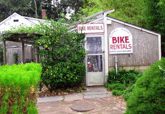 Bike rental - Martha's Vineyard, Cape Cod, Massachusetts, USA Bike rental on Martha's Vineyard, Cape Cod, Massachusetts, USA