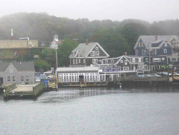 Martha's Vineyard in fog - Cape Cod, Massachusetts, USA Martha's Vineyard in fog at Cape Cod, Massachusetts, USA