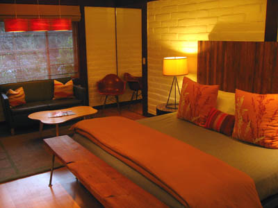 Bedroom, Glen Oaks Big Sur - Big Sur, California USA Bedroom at Glen Oaks Big Sur in Big Sur, California USA
