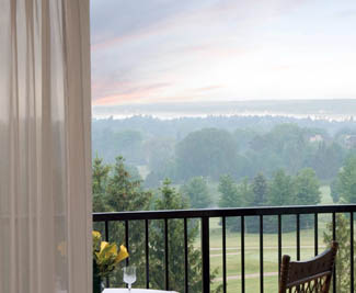 Glorious balcony view, Grand Traverse Resort - Acme, Michigan USA Glorious balcony view, Grand Traverse Resort in Acme, Michigan USA