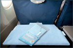 Green sky genius: tray table cover from recycled plastic