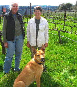 Deborah Schatzlein & Cindy Paulson of Bink Wines in Anderson Valley, America's greenest wine country