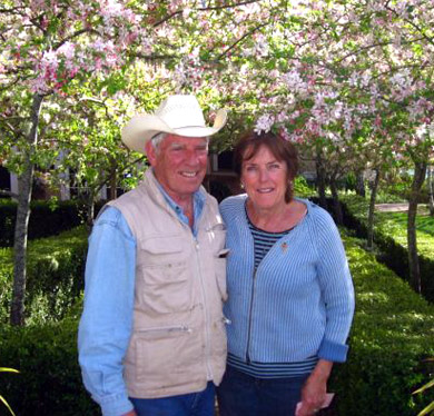 Kit & George Lee of Old Chatham Ranch in the Anderson Valley, America's greenest wine country