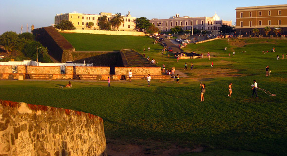 El Morro parade grounds, Old San Juan - Puerto Rico