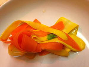Honey-steamed veggies, Patrona - Ukiah, Calif., USA