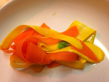 Honey-steamed veggies, Patrona - Ukiah, Calif., USA
