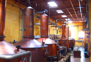 Copper distillers, Jose Cuervo - Tequila, Jalisco, Mexico