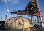 The Plastiki: afloat on 12,000 plastic bottles